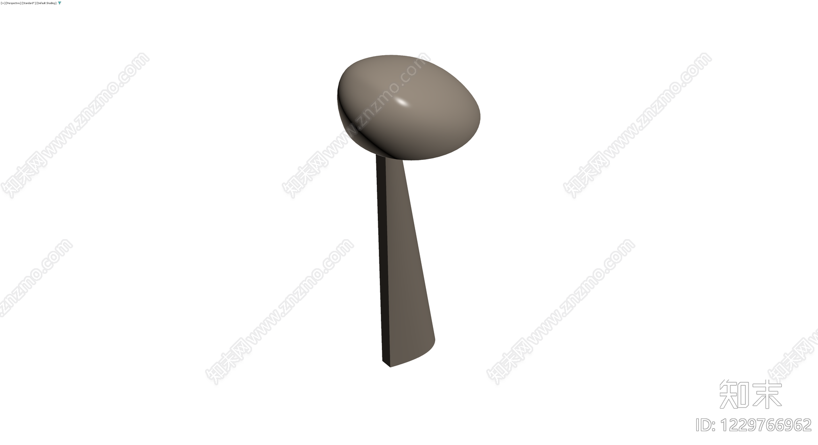 蘑菇造型落地灯3D模型下载【ID:1229766962】