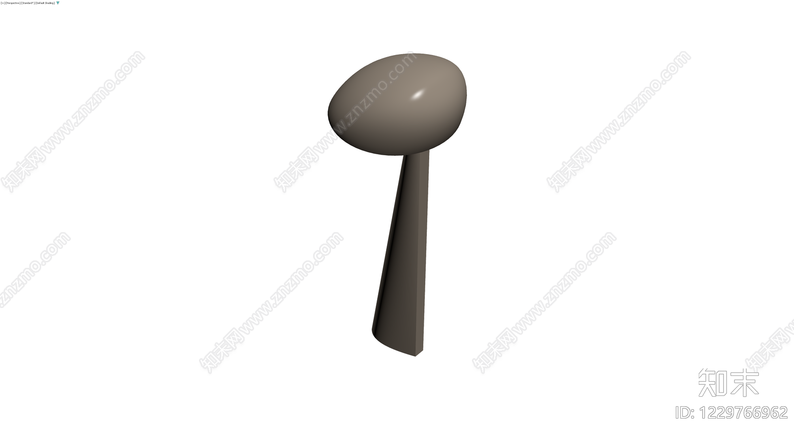 蘑菇造型落地灯3D模型下载【ID:1229766962】