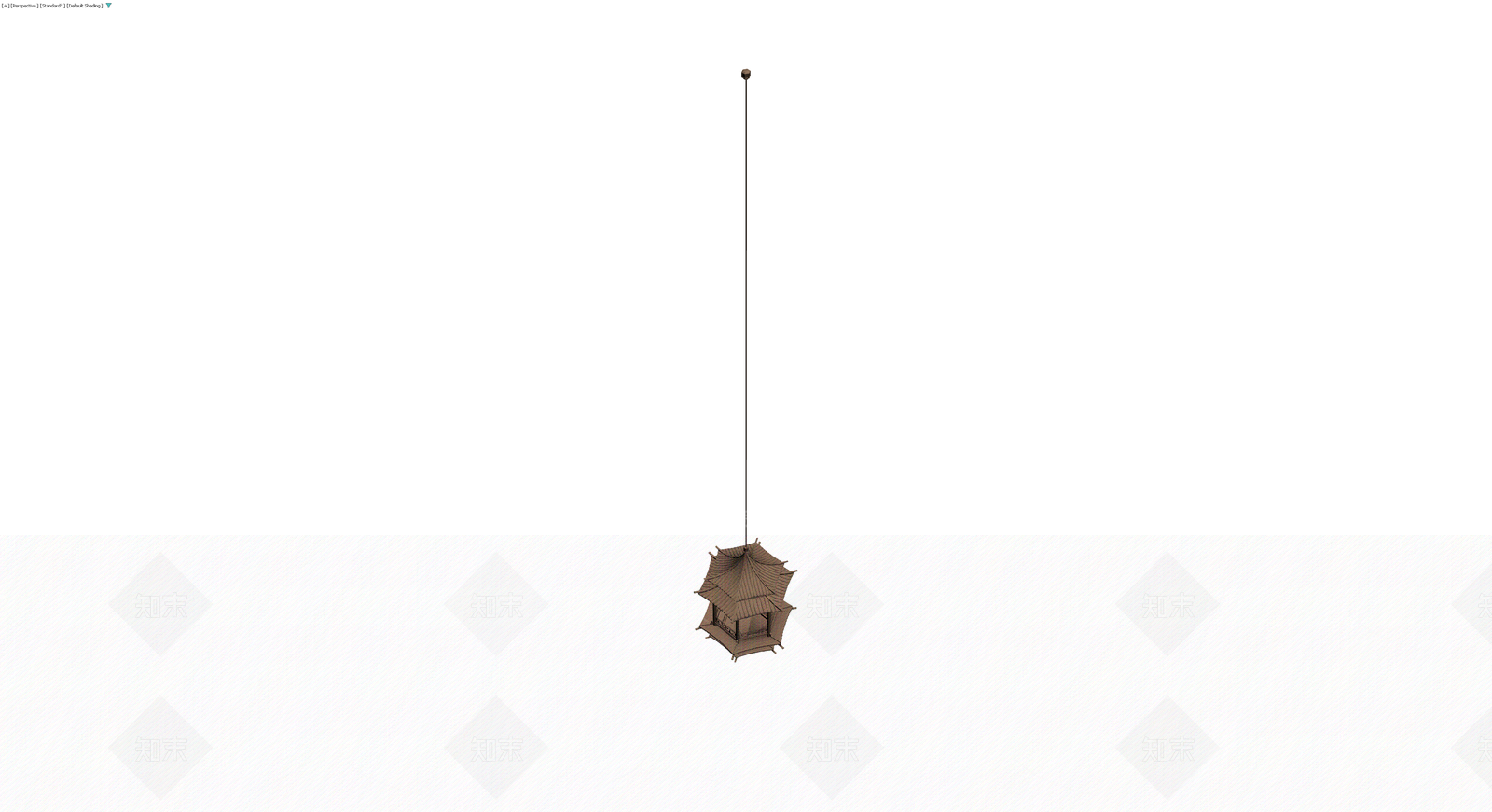 中式多层吊灯3D模型下载【ID:1229887313】