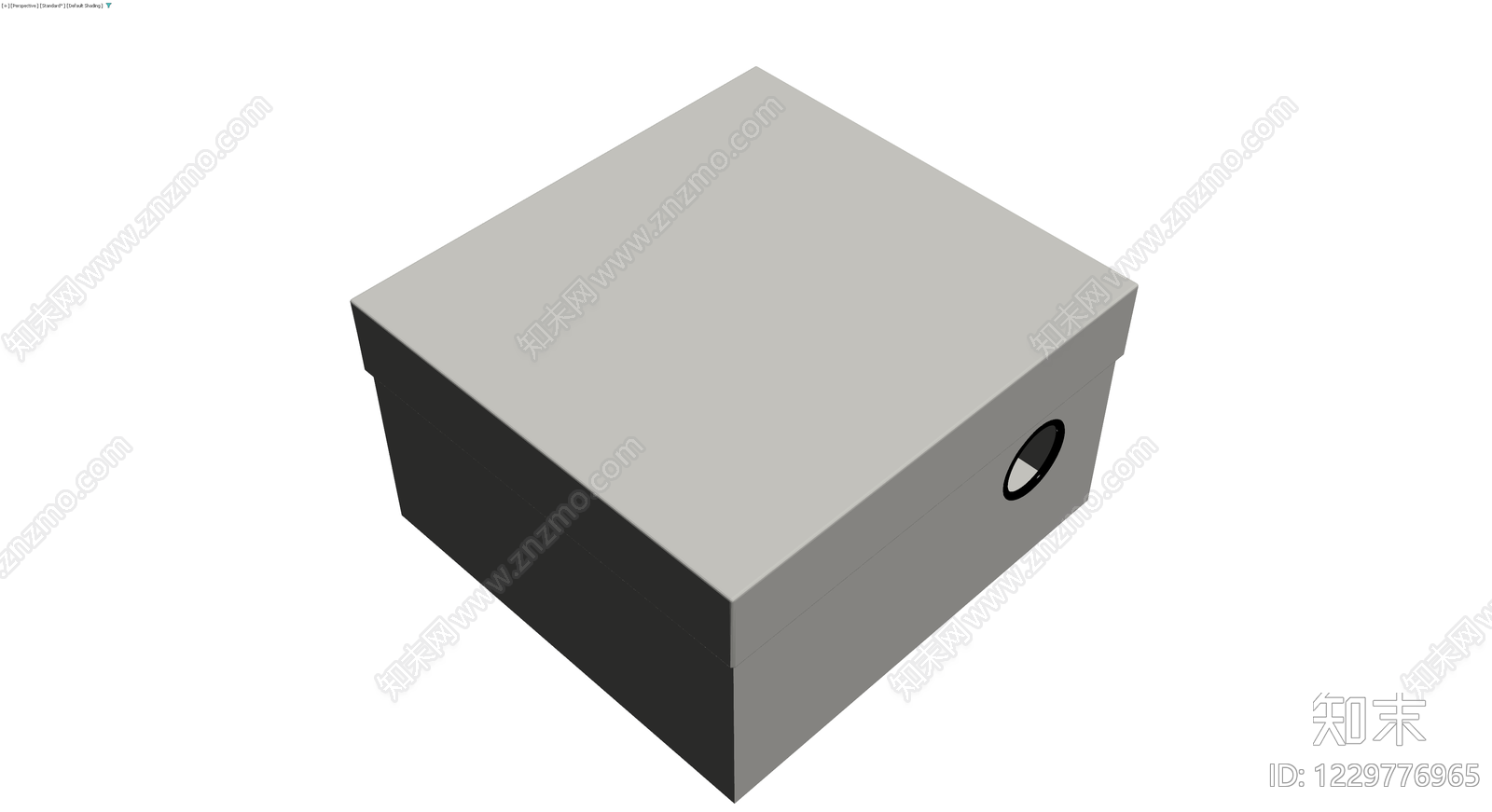 带把手储物盒灰模3D模型下载【ID:1229776965】