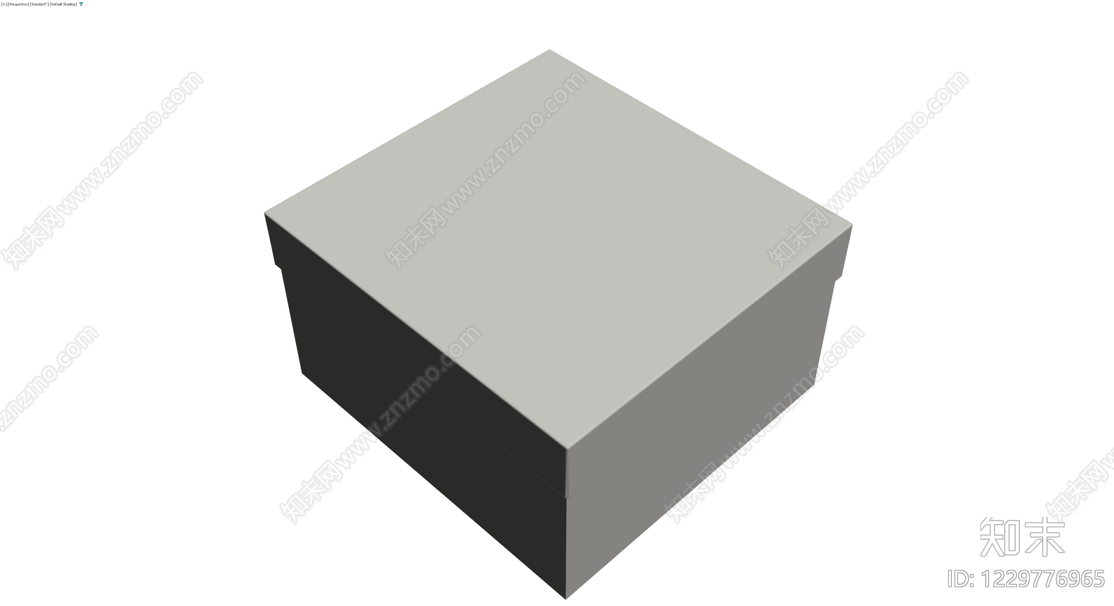 带把手储物盒灰模3D模型下载【ID:1229776965】