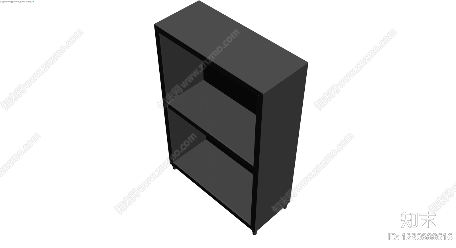 黑色双门储物柜3D模型下载【ID:1230888616】