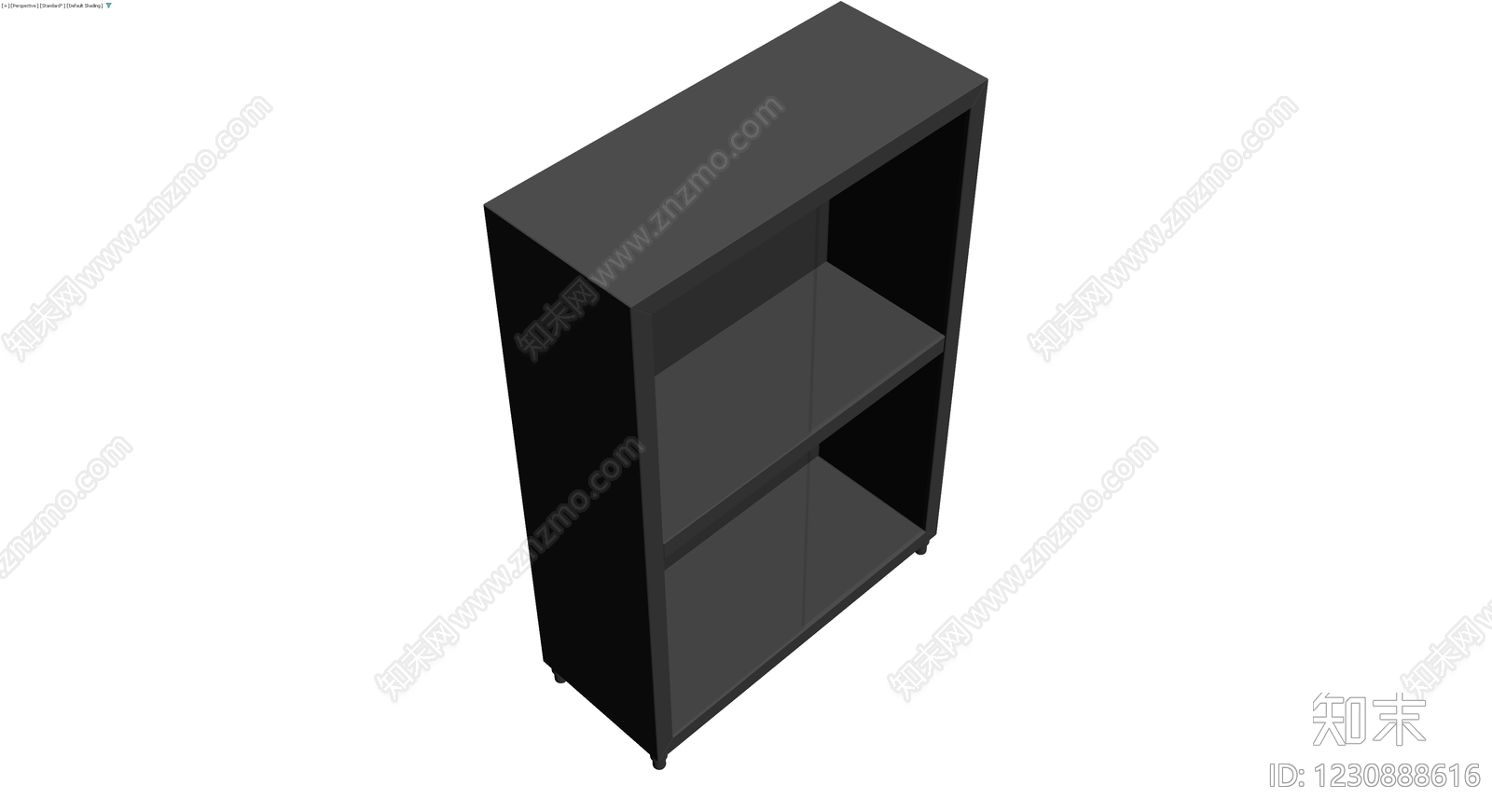 黑色双门储物柜3D模型下载【ID:1230888616】