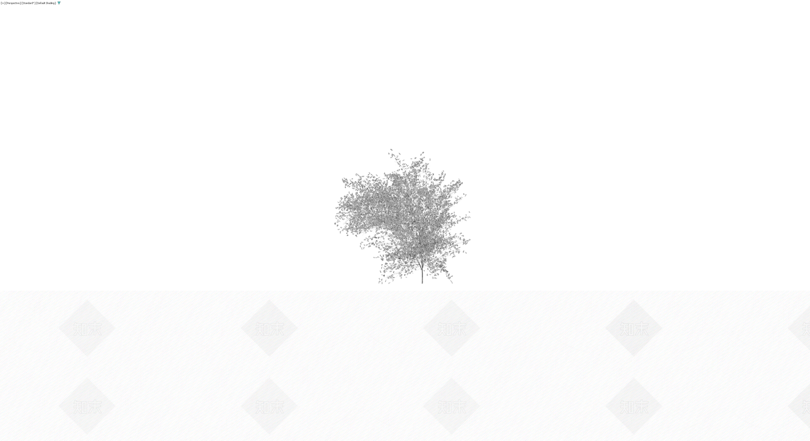 白模景观乔木模型3D模型下载【ID:1230788217】