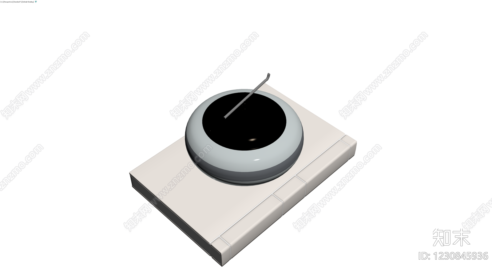 灰模唱机设备3D模型下载【ID:1230845936】