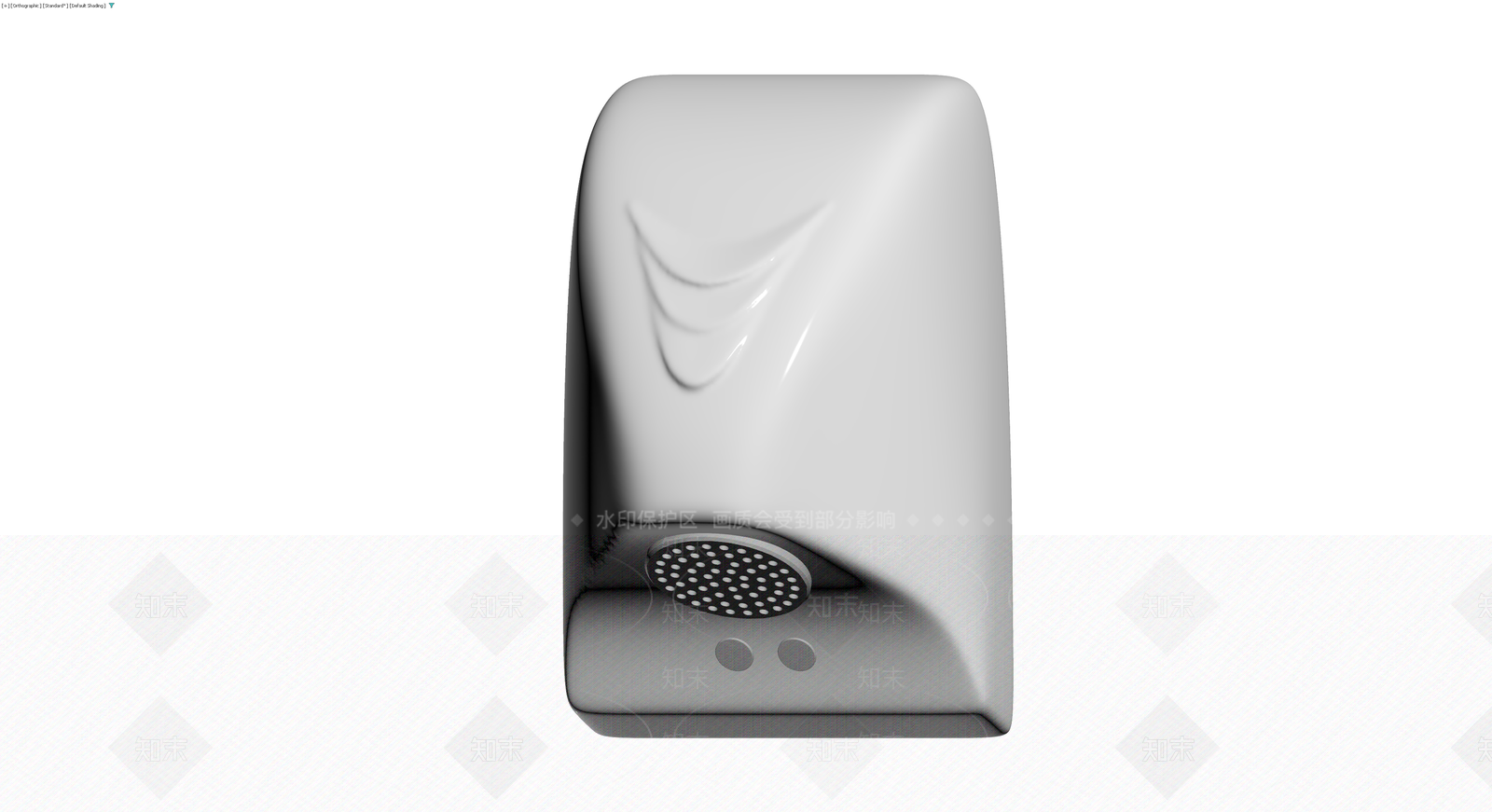 白色壁挂式干手器3D模型下载【ID:1230329243】