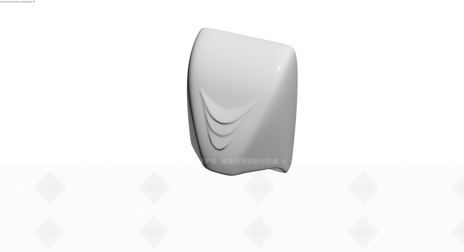 白色壁挂式干手器3D模型下载【ID:1230329243】