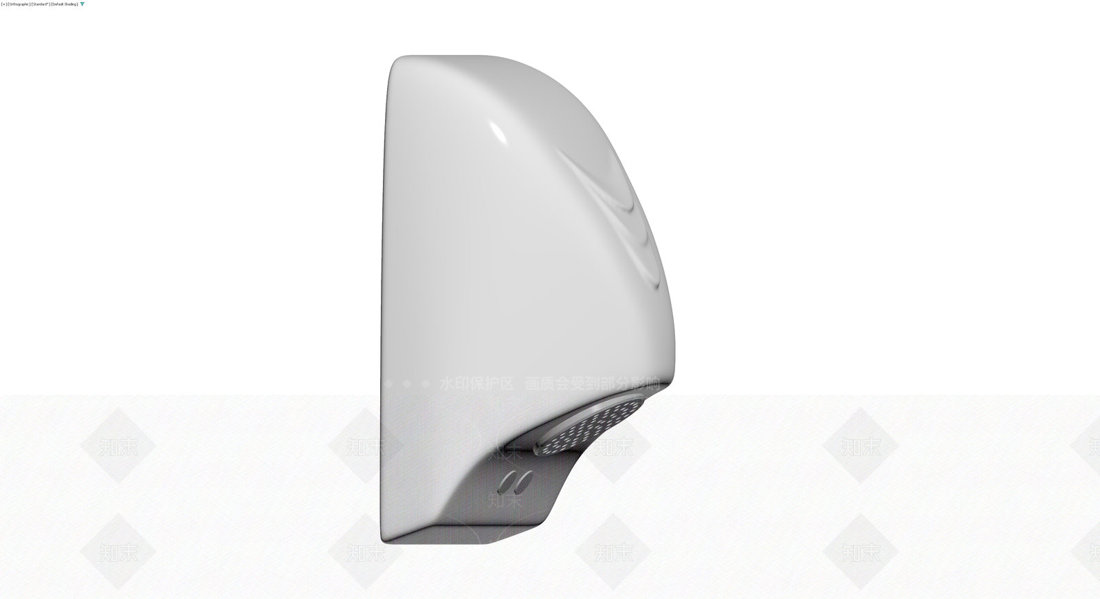 白色壁挂式干手器3D模型下载【ID:1230329243】