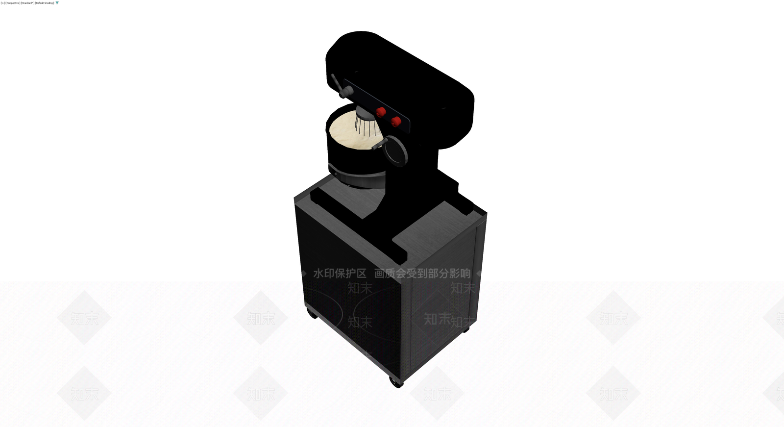 商用搅拌机与移动柜3D模型下载【ID:1230732025】