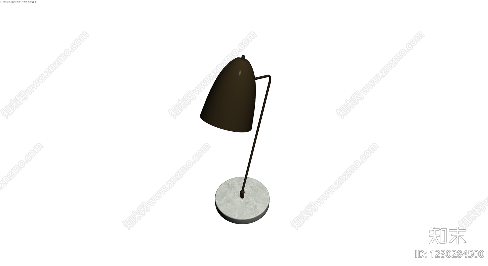 大理石底座台灯3D模型下载【ID:1230284500】