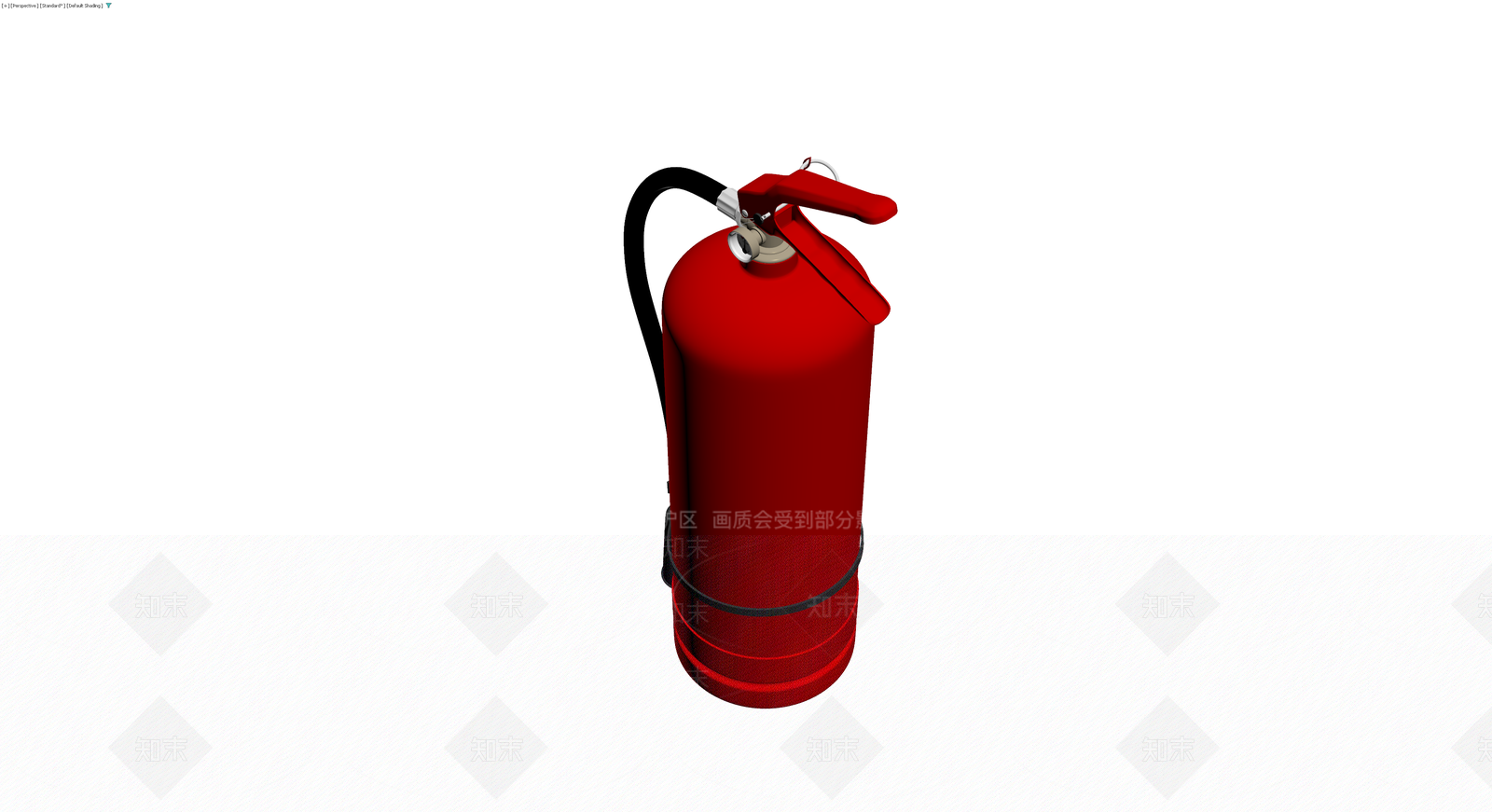 红色手提式灭火器3D模型下载【ID:1230672462】