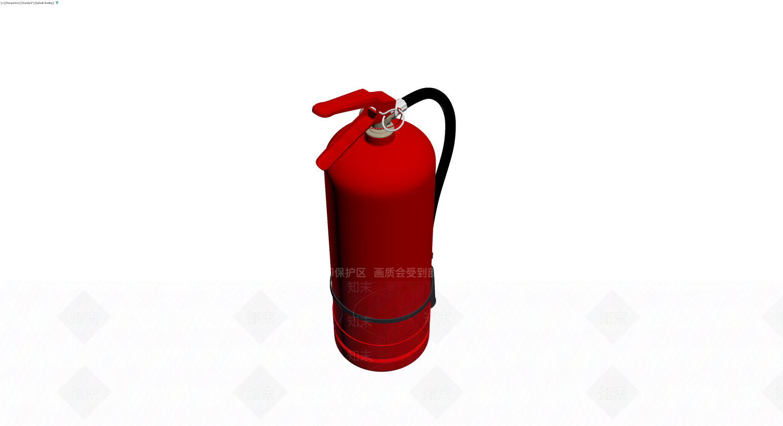 红色手提式灭火器3D模型下载【ID:1230672462】