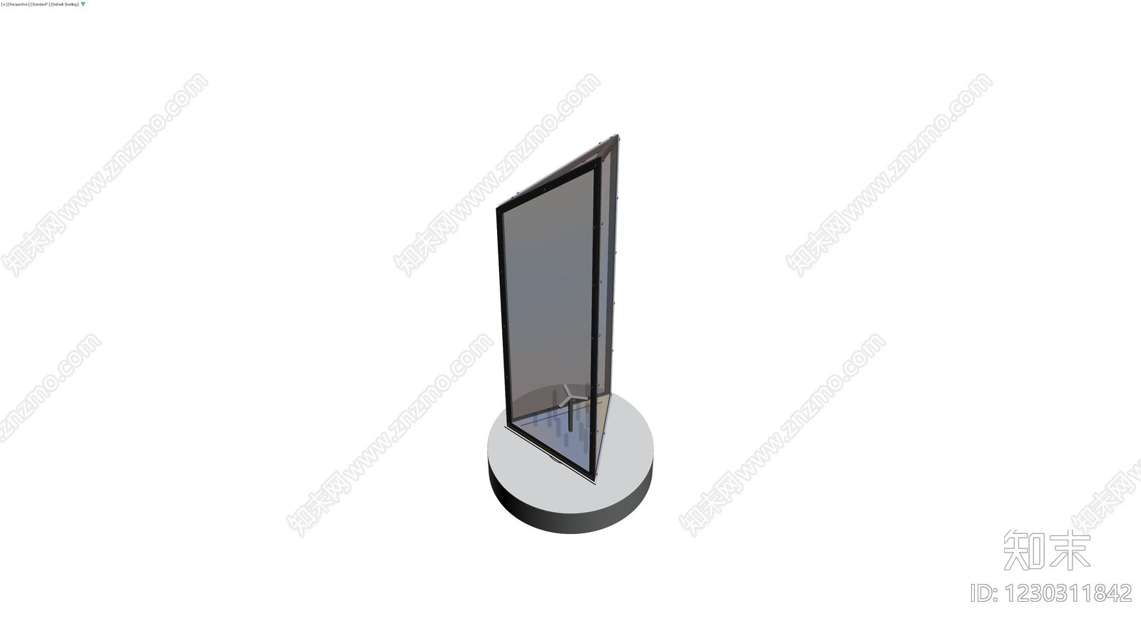现代风格玻璃展示柜3D模型下载【ID:1230311842】