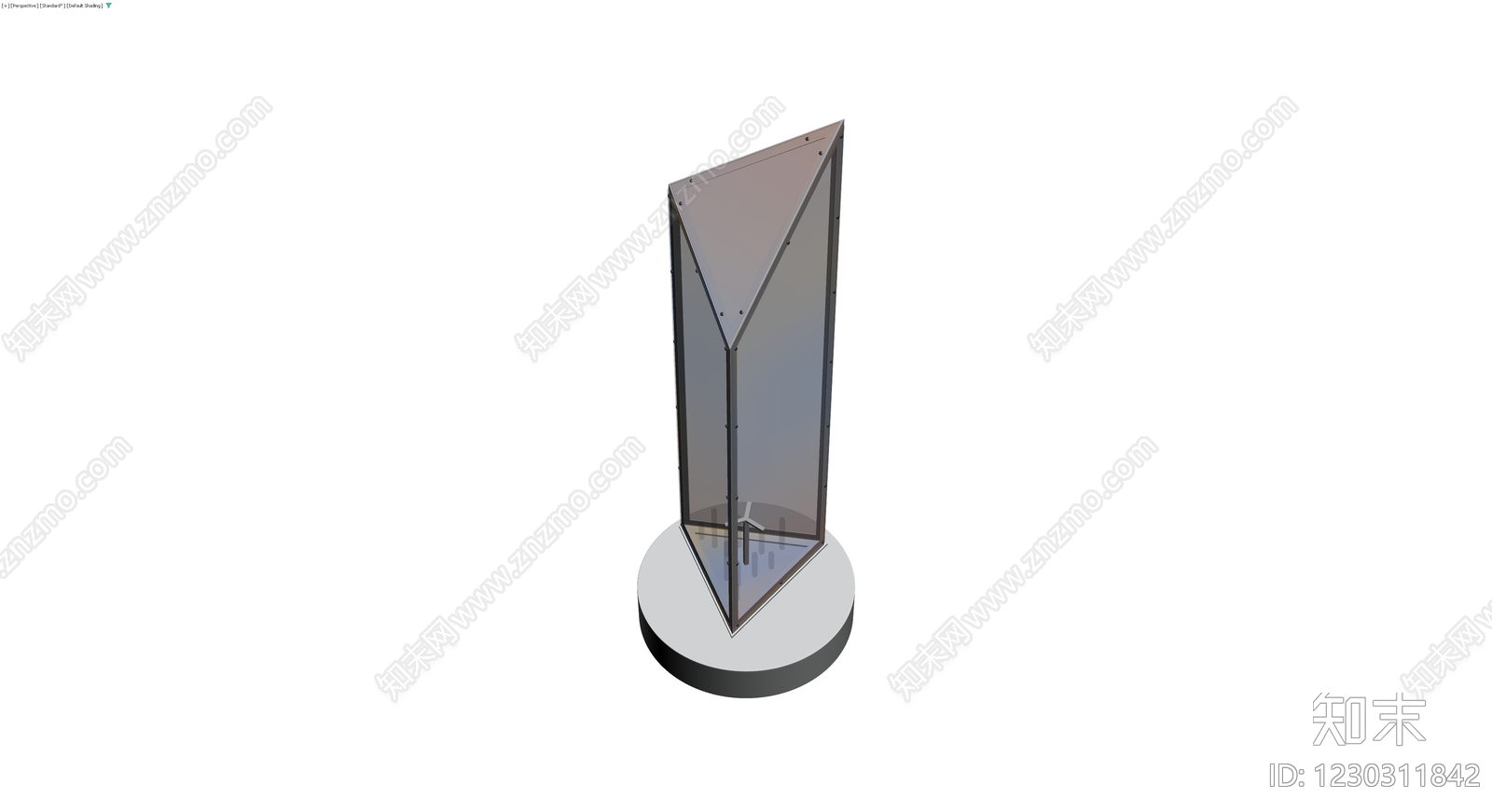 现代风格玻璃展示柜3D模型下载【ID:1230311842】