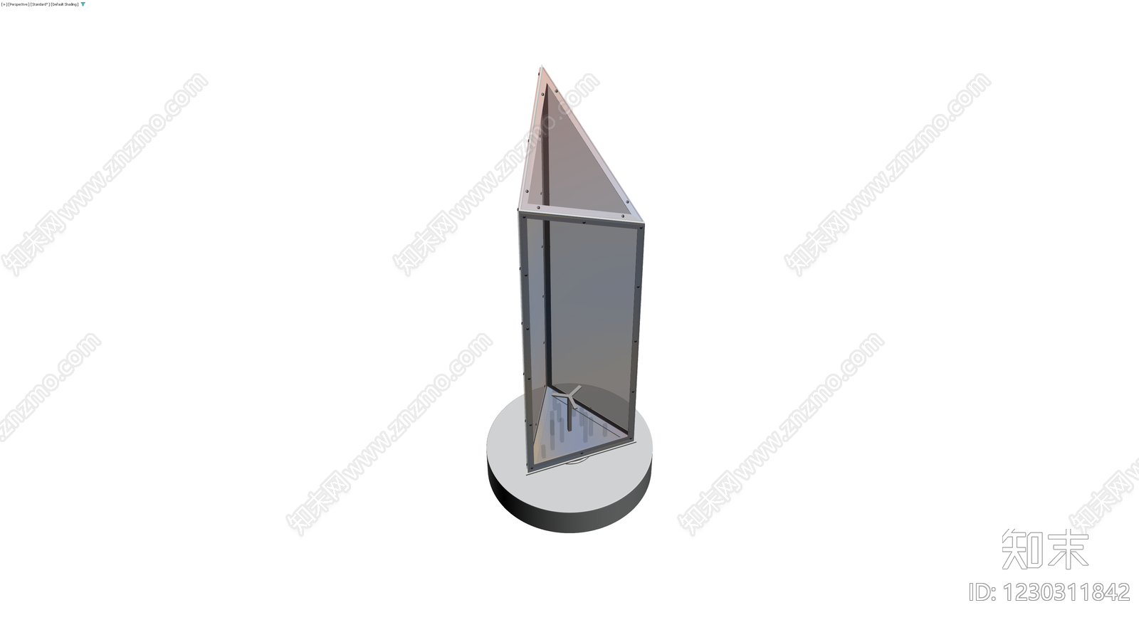 现代风格玻璃展示柜3D模型下载【ID:1230311842】