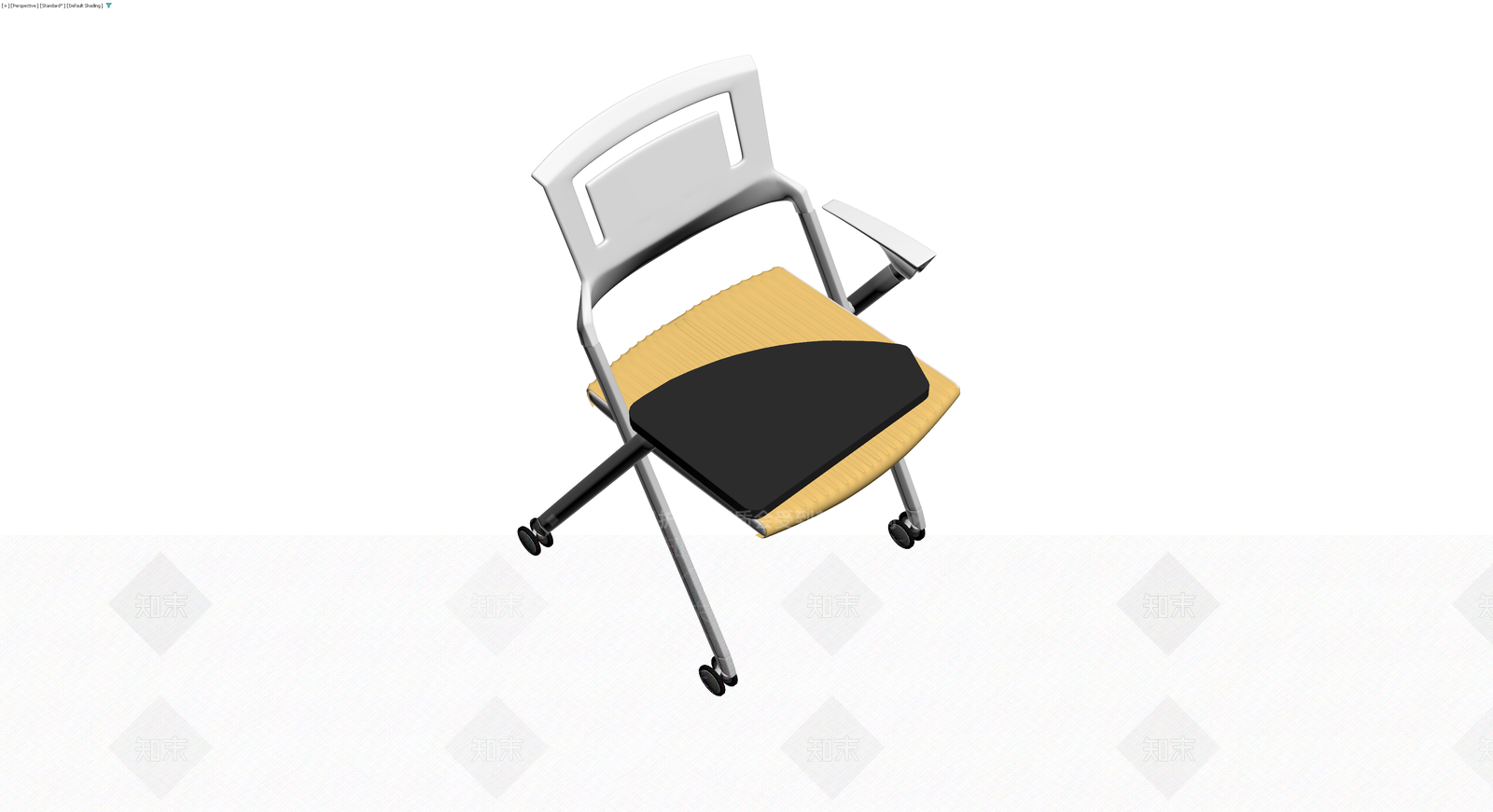 带写字板的折叠椅3D模型下载【ID:1230140349】