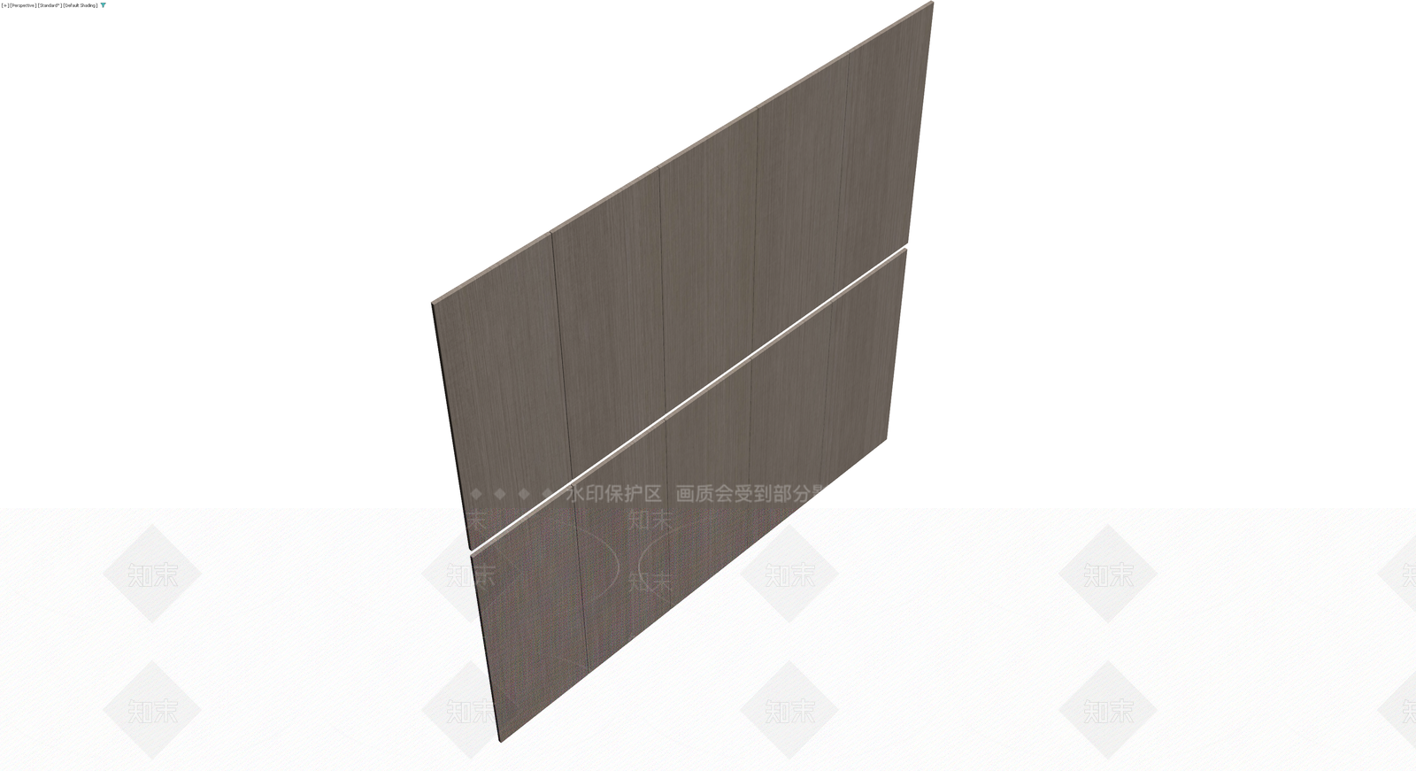木质墙板装饰模块3D模型下载【ID:1230150394】