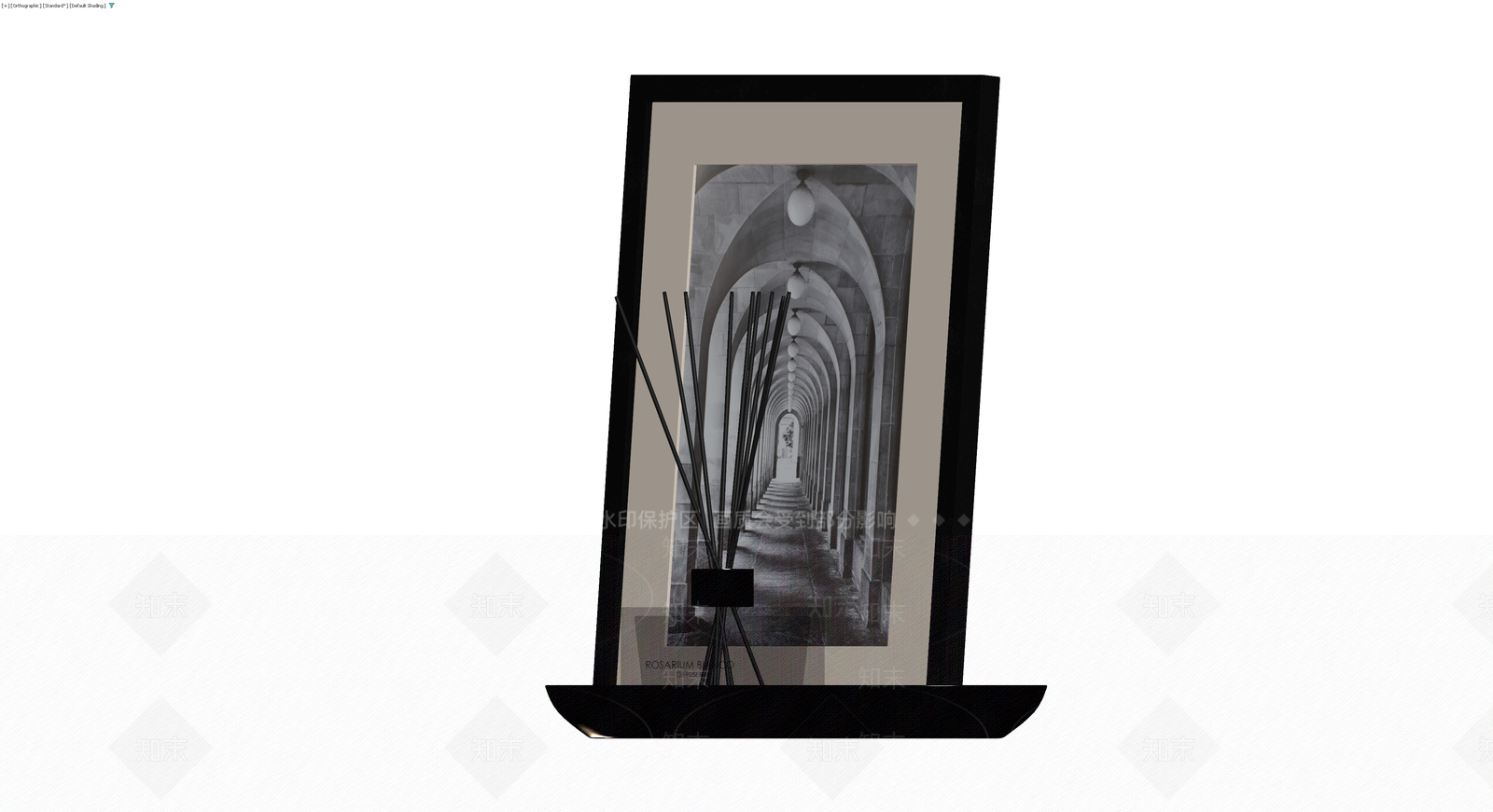 挂画与香薰组合3D模型下载【ID:1230705516】