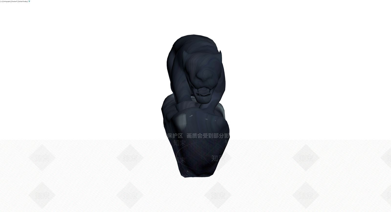 黑豹卧姿雕塑模型3D模型下载【ID:1229634018】
