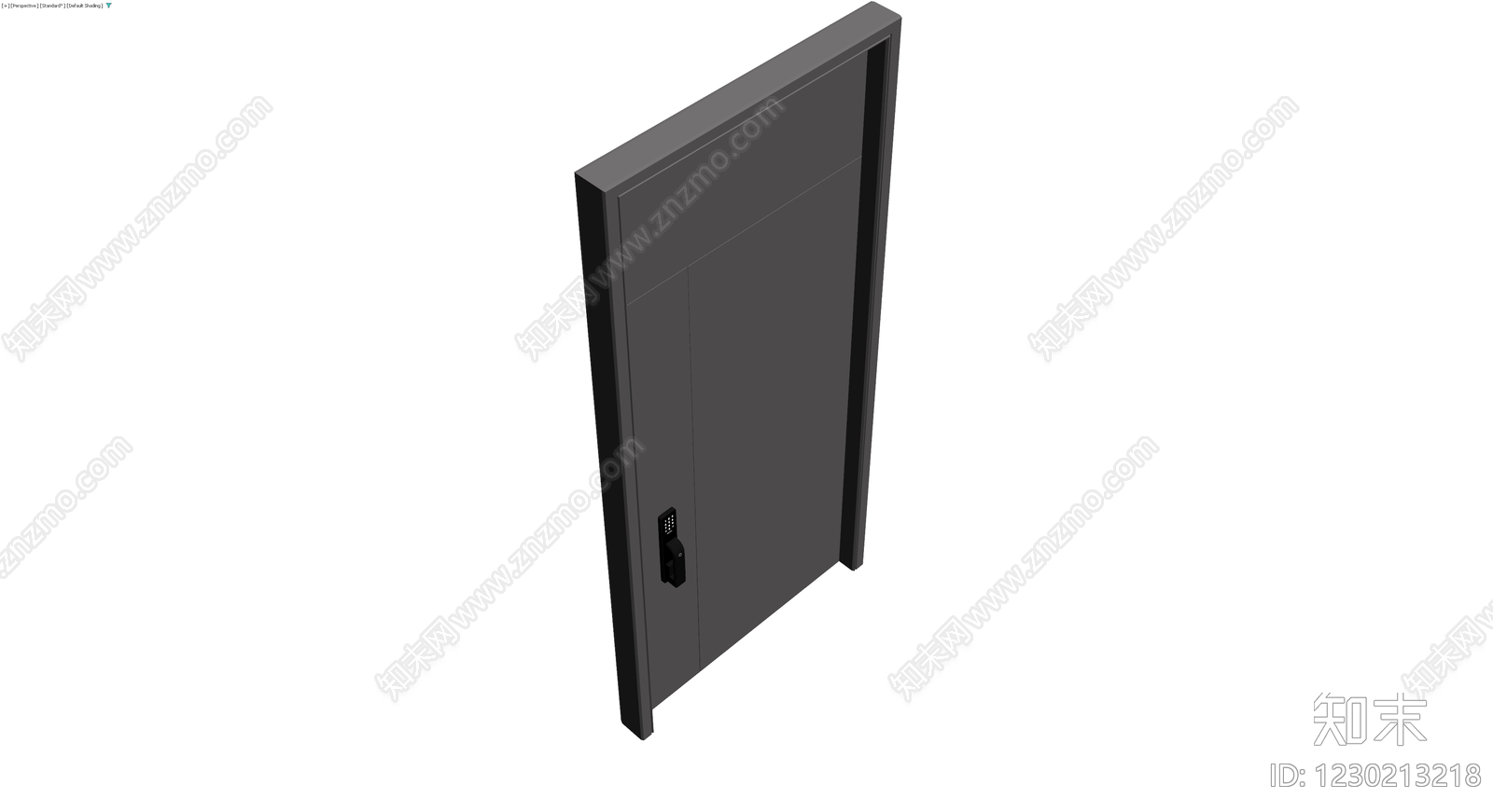 现代风格智能入户门3D模型下载【ID:1230213218】