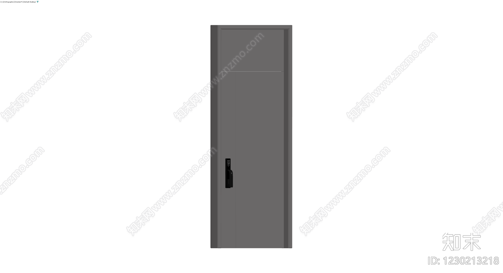 现代风格智能入户门3D模型下载【ID:1230213218】