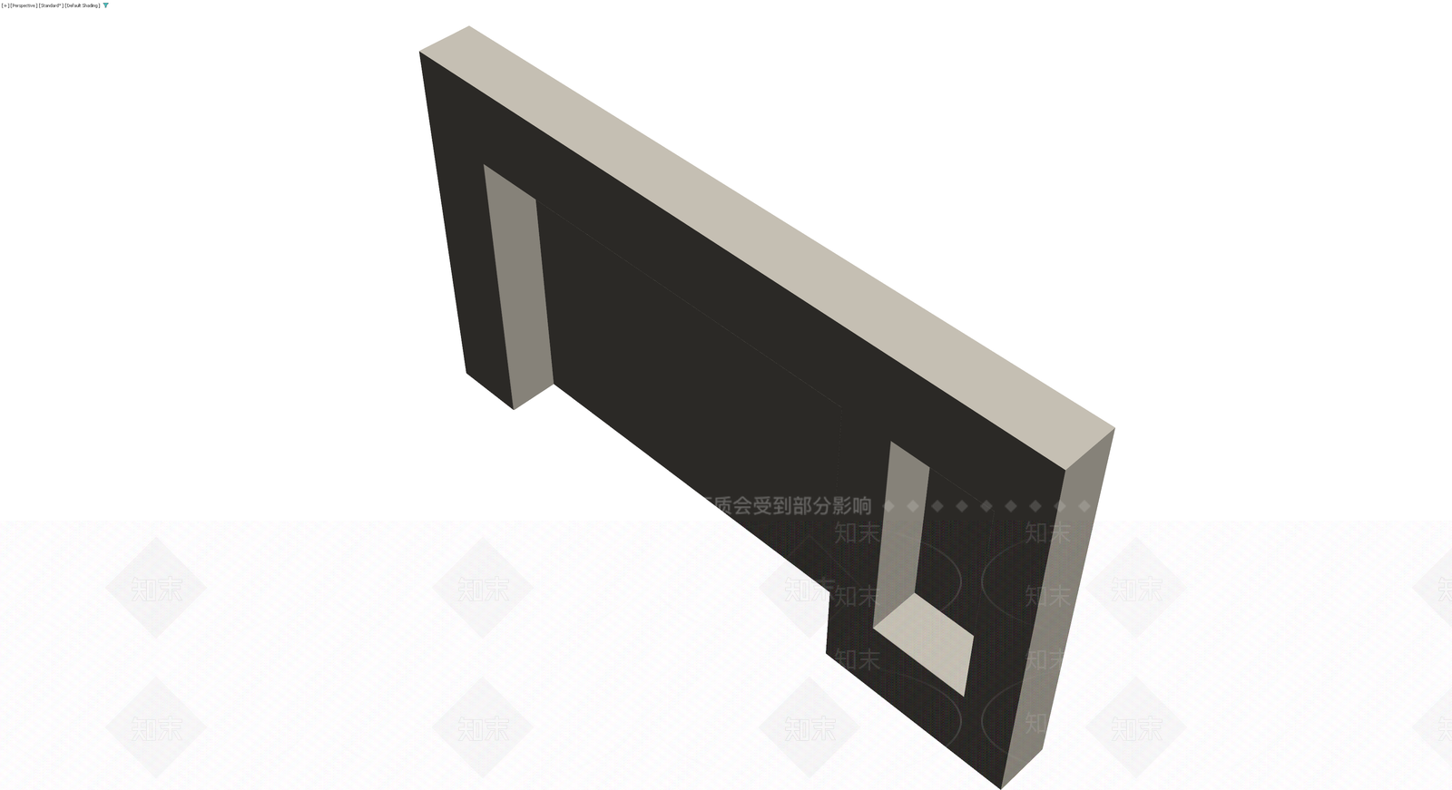 灰模镂空隔断墙体3D模型下载【ID:1229961601】