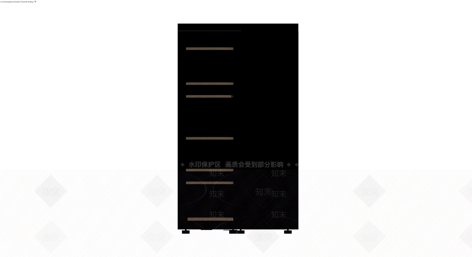 黑色酒柜模型3D模型下载【ID:1230546441】