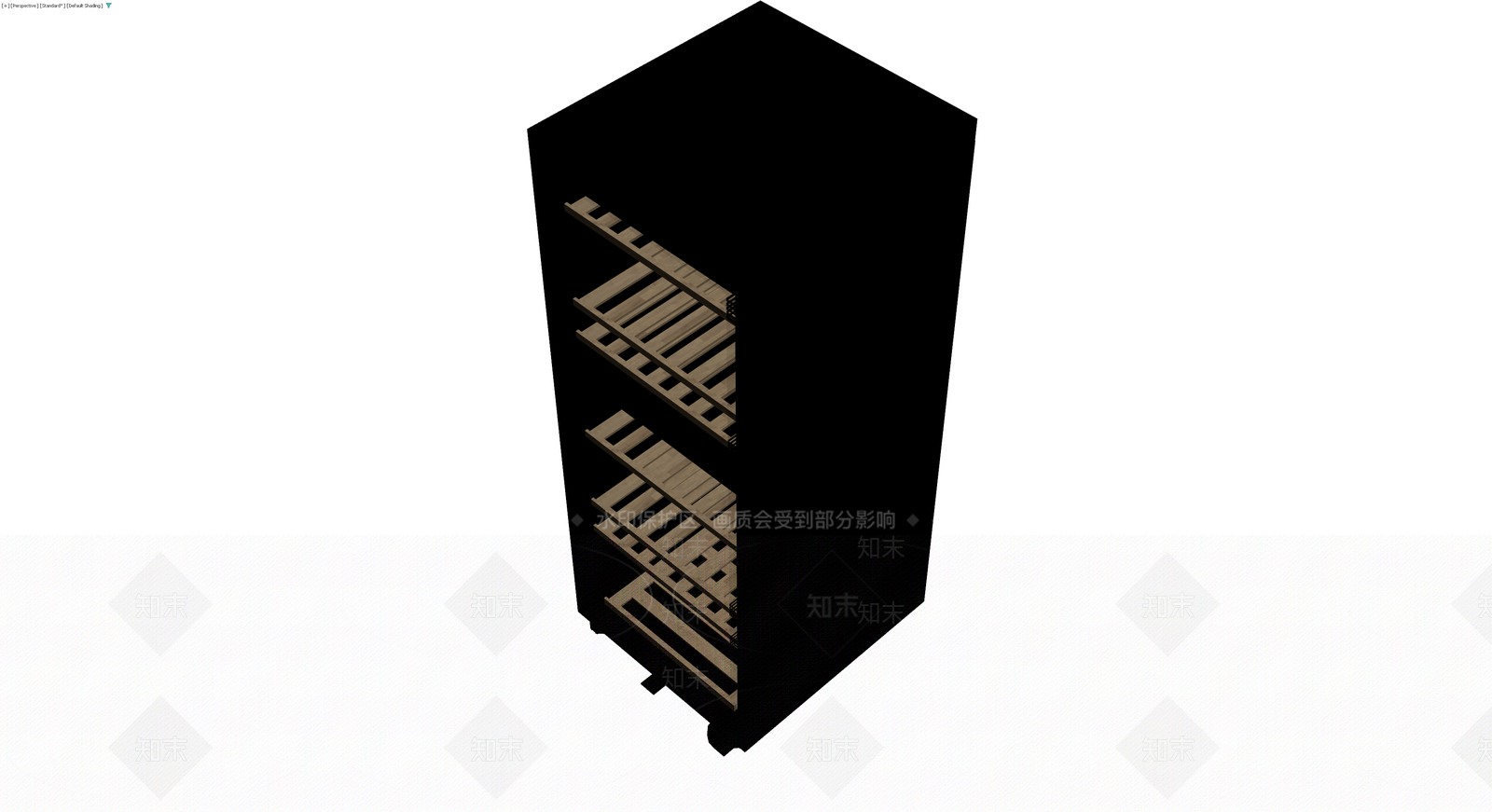黑色酒柜模型3D模型下载【ID:1230546441】