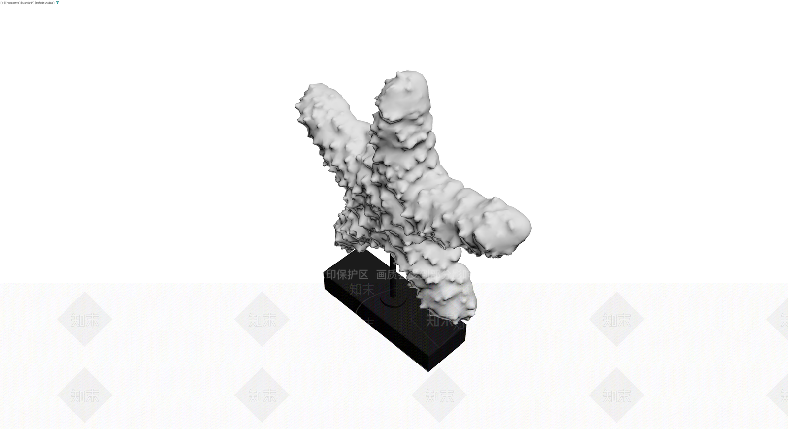 抽象人物雕塑3D模型下载【ID:1230755757】