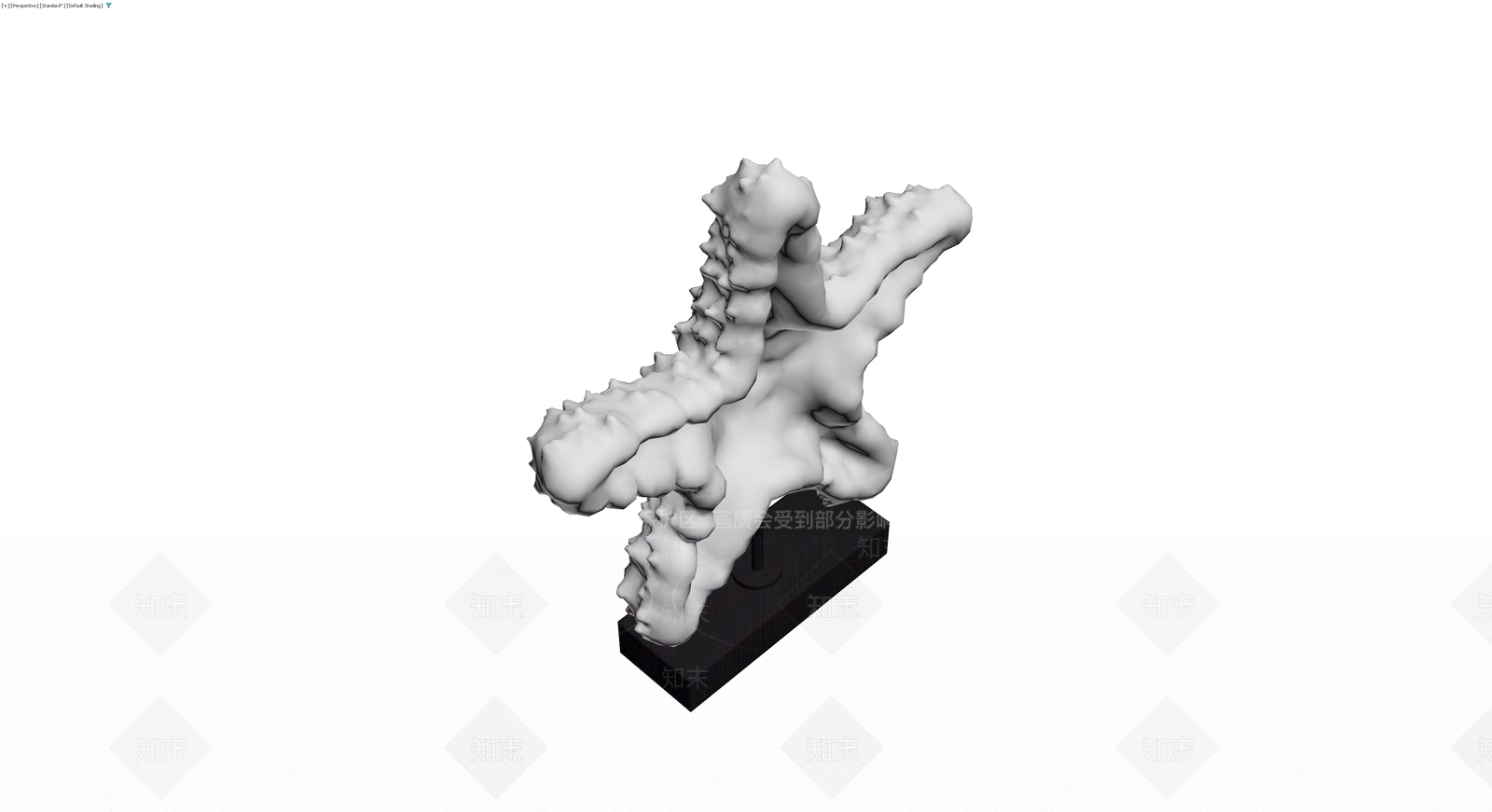 抽象人物雕塑3D模型下载【ID:1230755757】