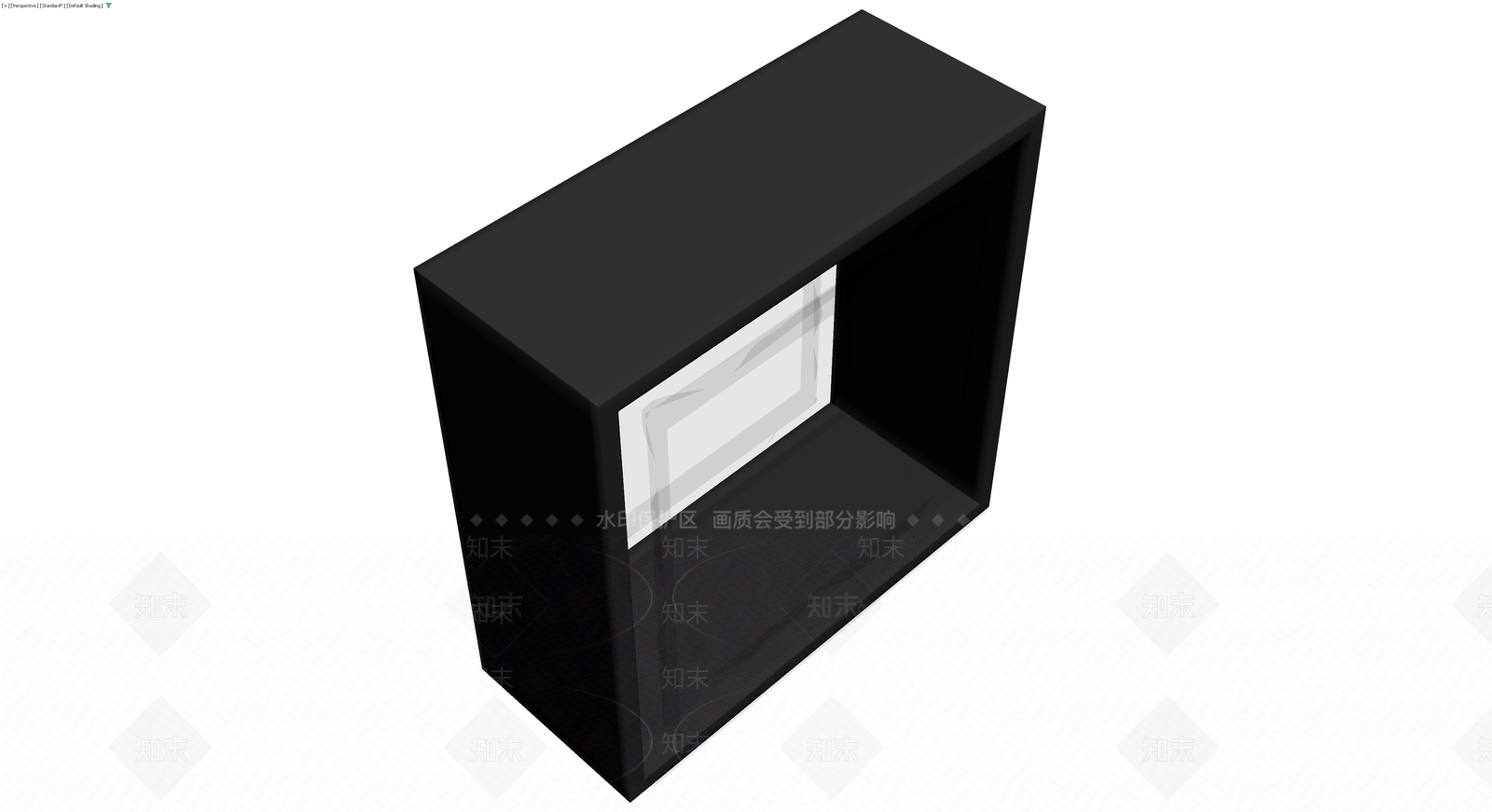 黑框玻璃展示柜3D模型下载【ID:1230776789】