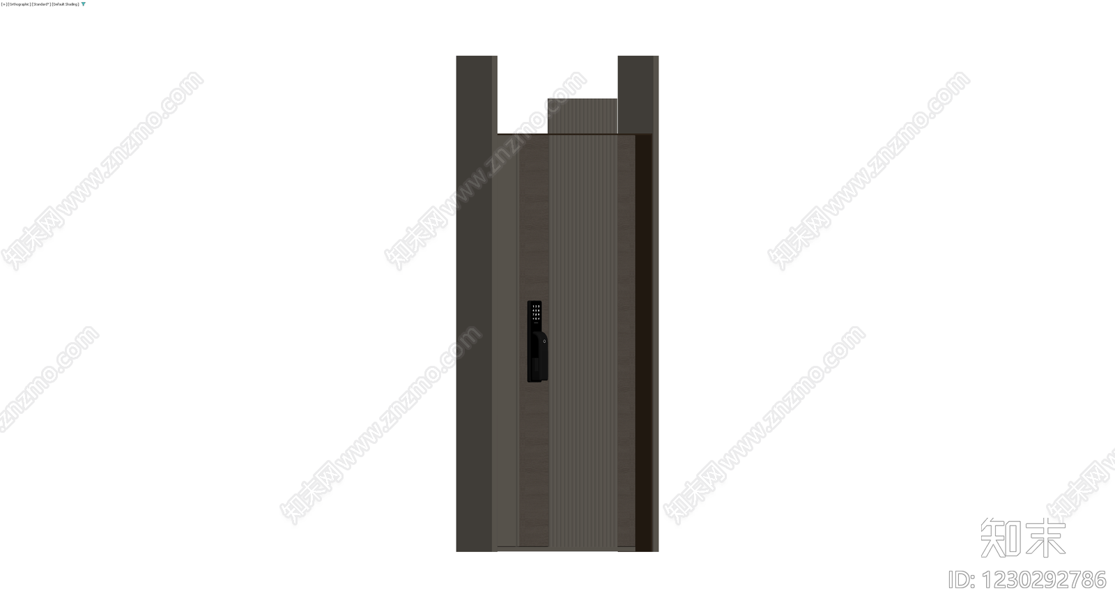 现代入户门模型3D模型下载【ID:1230292786】