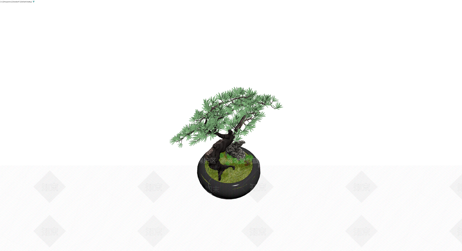 带盆松树盆景模型3D模型下载【ID:1229850620】