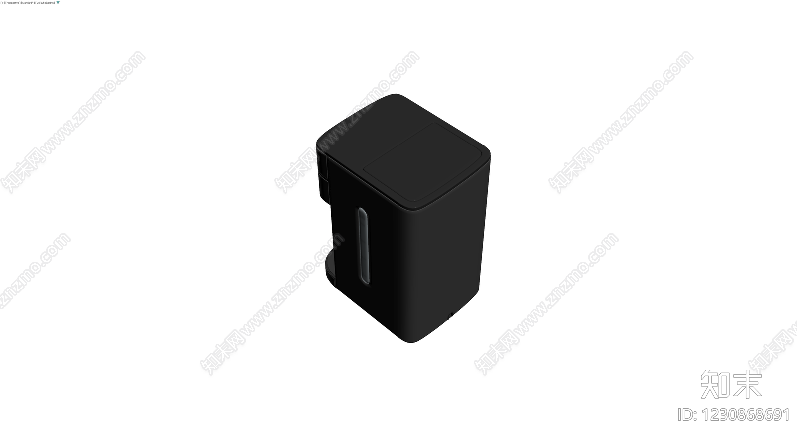 黑色智能饮水机3D模型下载【ID:1230868691】