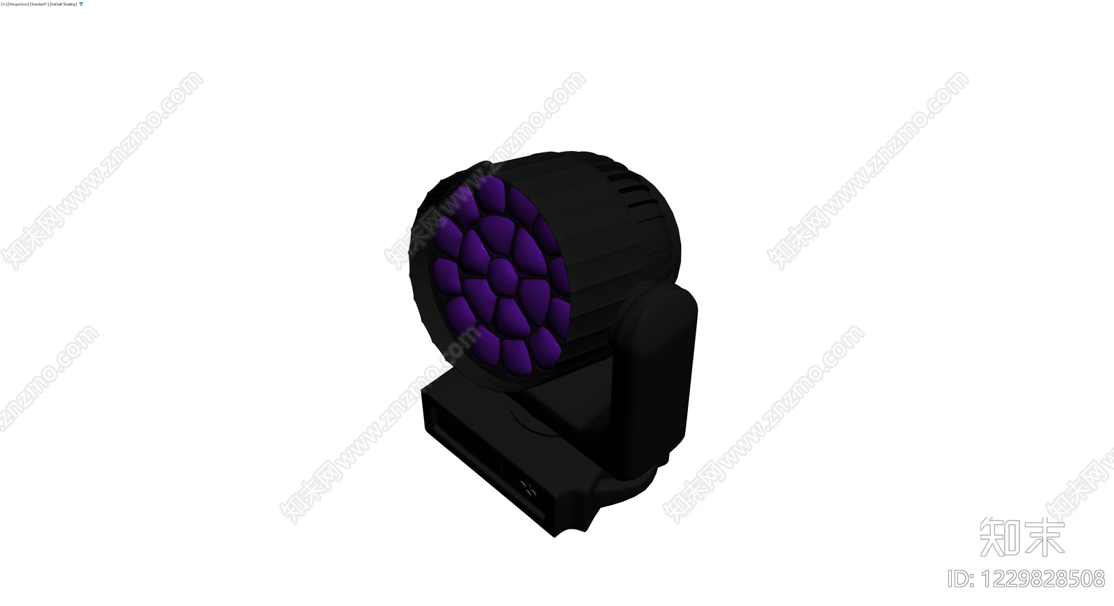 紫色LED帕灯3D模型下载【ID:1229828508】