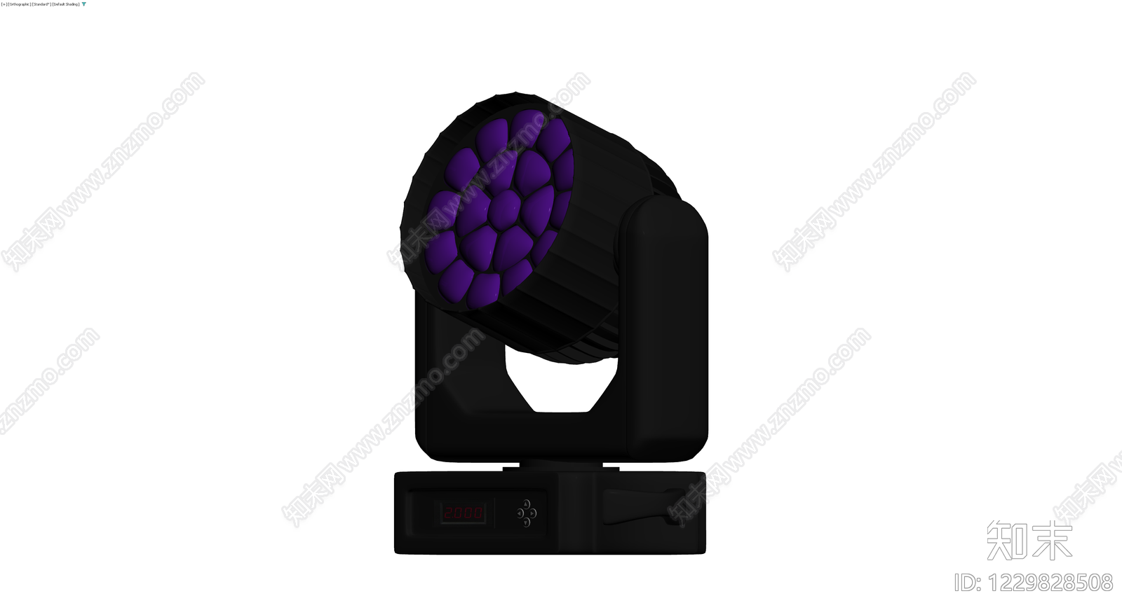 紫色LED帕灯3D模型下载【ID:1229828508】