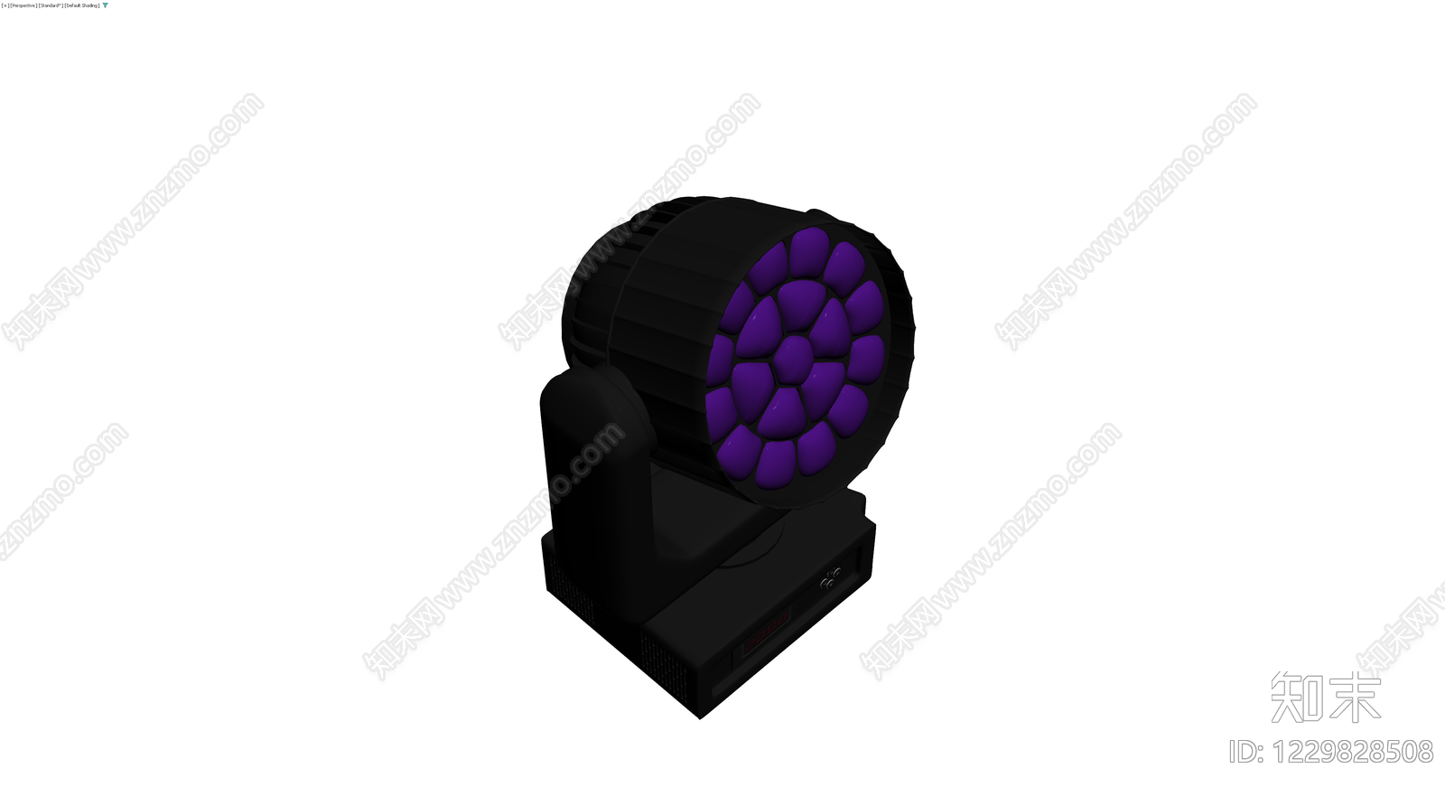 紫色LED帕灯3D模型下载【ID:1229828508】