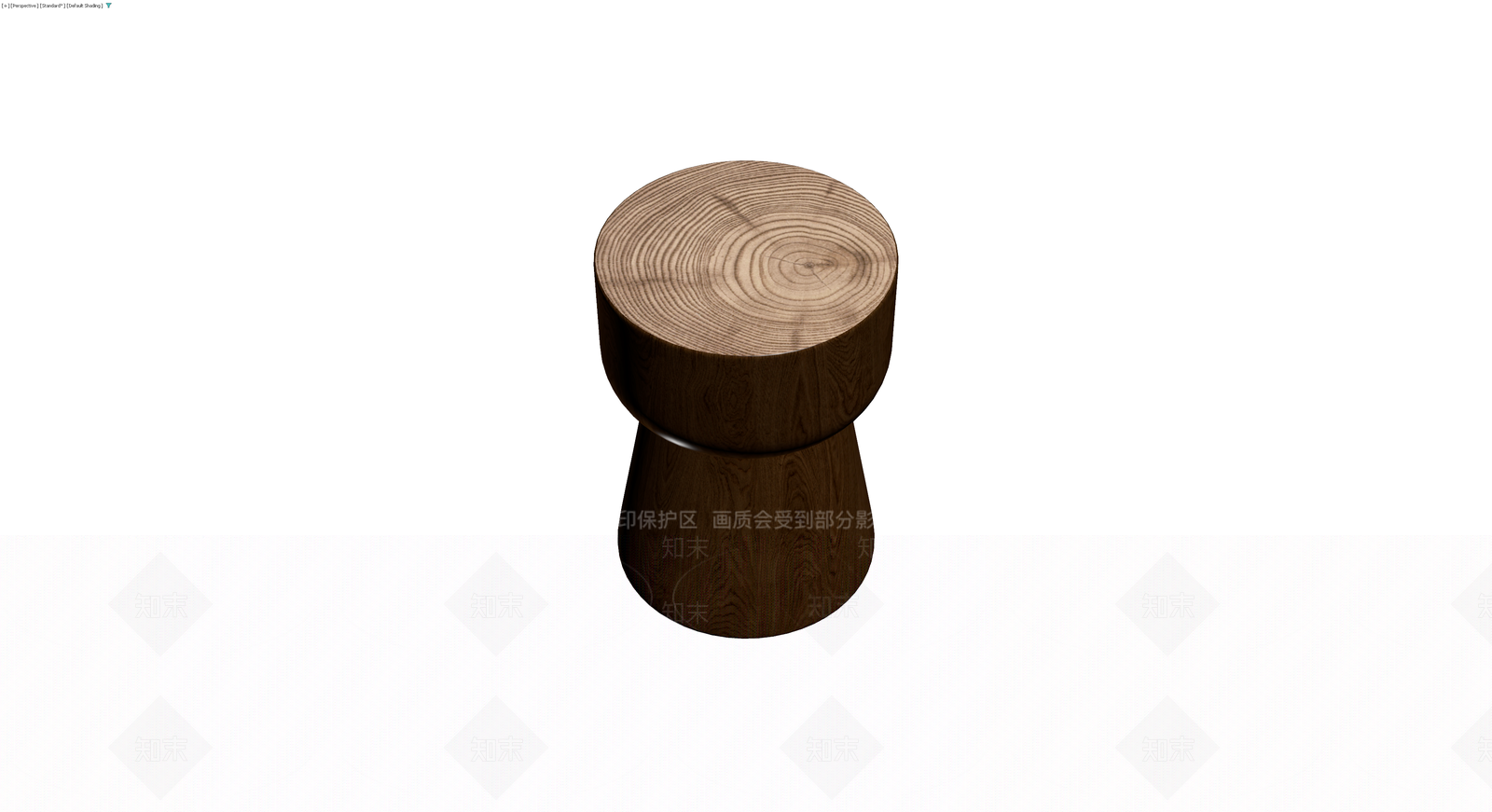 实木纹理造型边几3D模型下载【ID:1230464949】