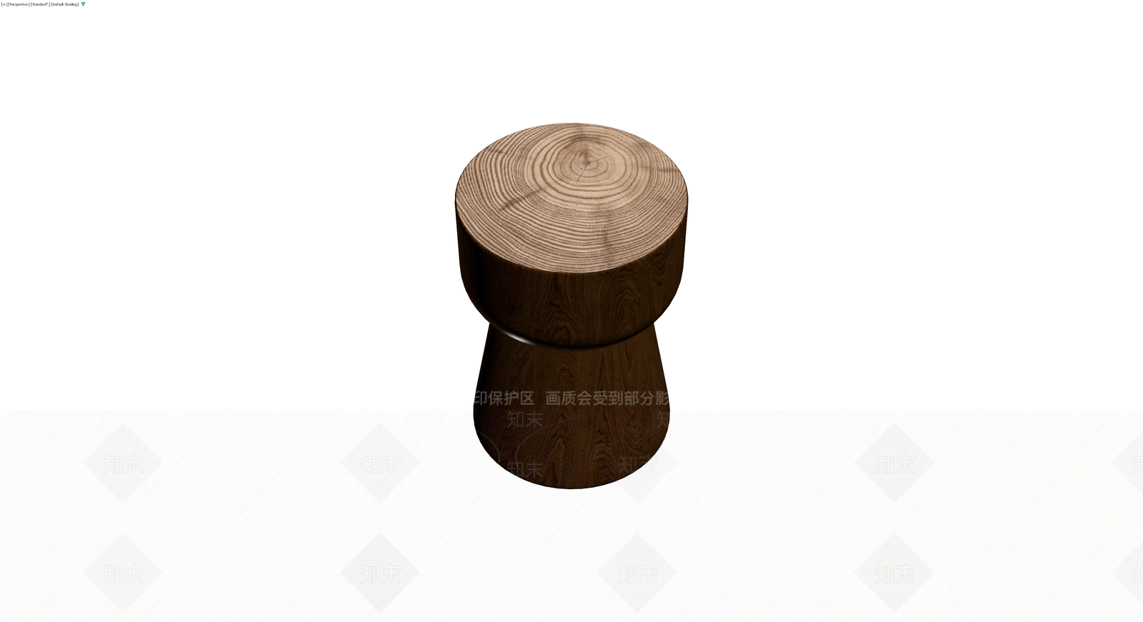 实木纹理造型边几3D模型下载【ID:1230464949】