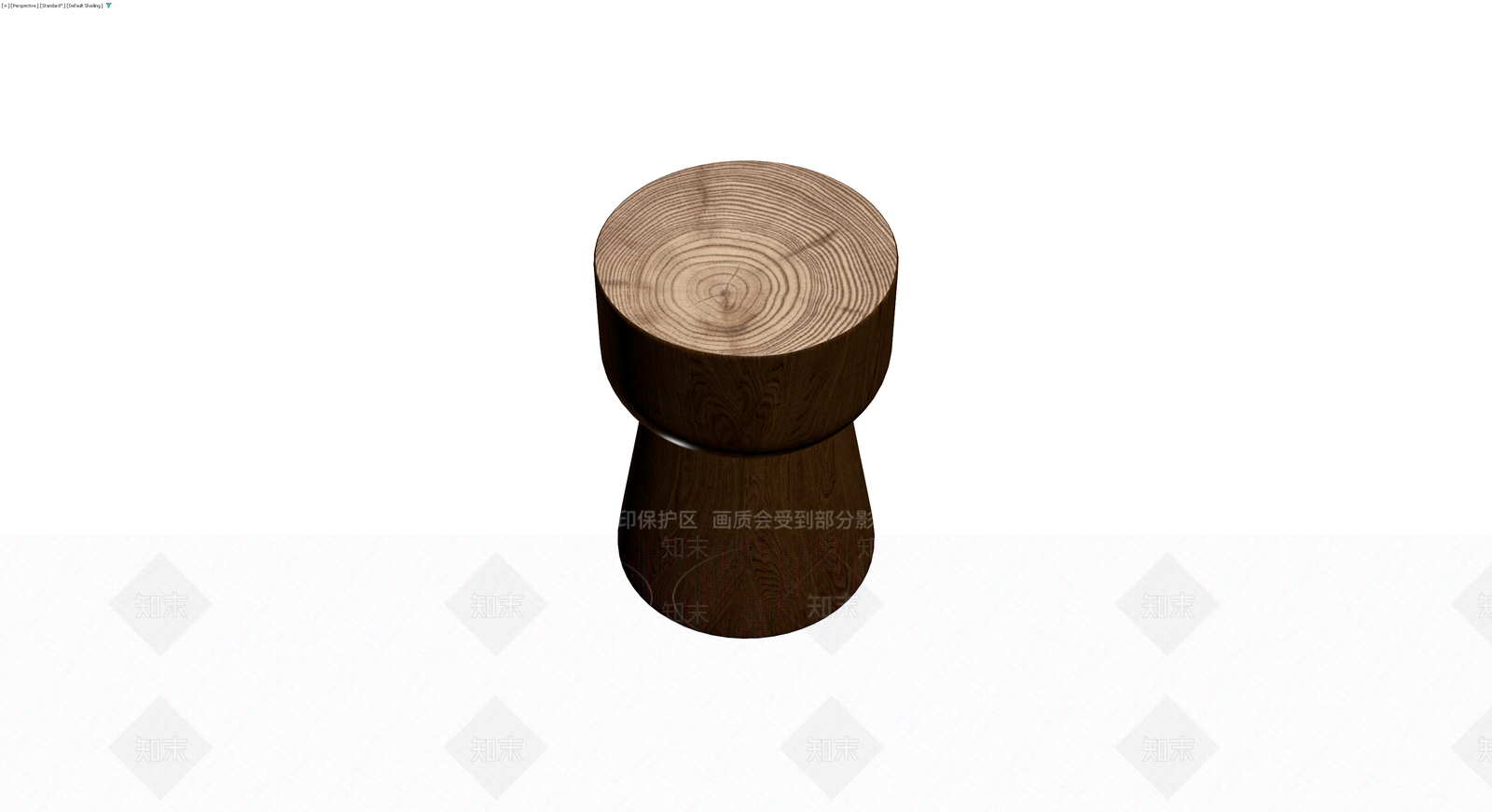 实木纹理造型边几3D模型下载【ID:1230464949】