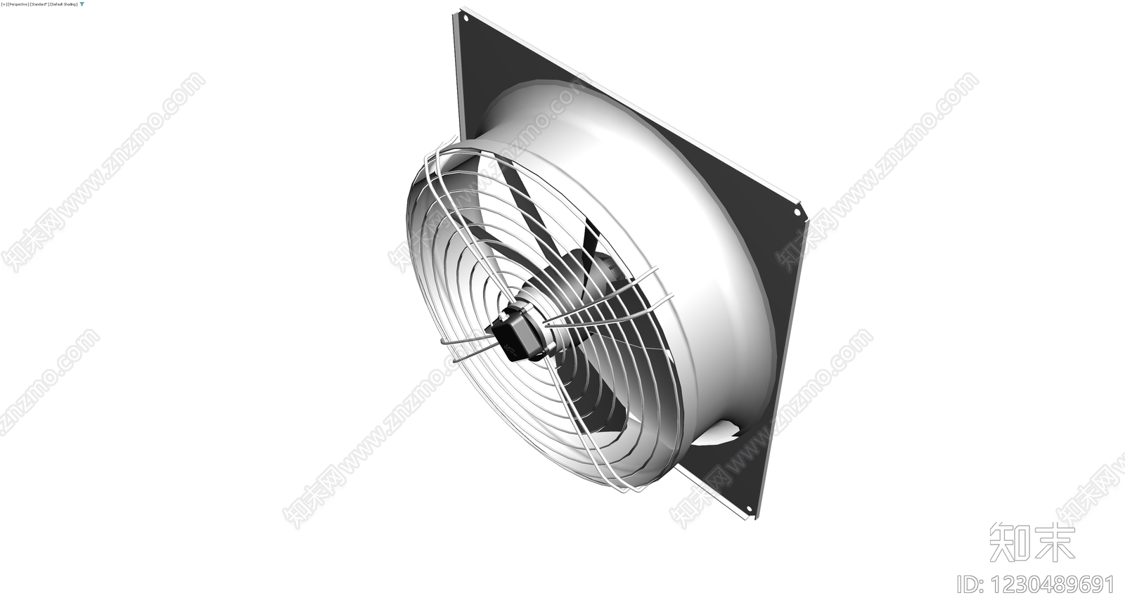 方形工业排气扇3D模型下载【ID:1230489691】
