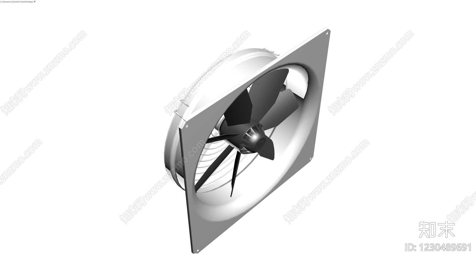 方形工业排气扇3D模型下载【ID:1230489691】