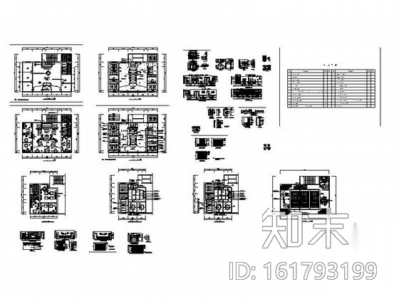 简中式茶楼室内装修图cad施工图下载【ID:161793199】