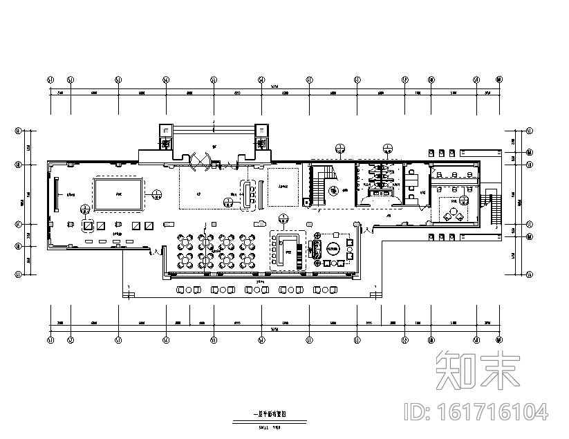 [山东]青岛售楼处设计施工图（附效果图）cad施工图下载【ID:161716104】