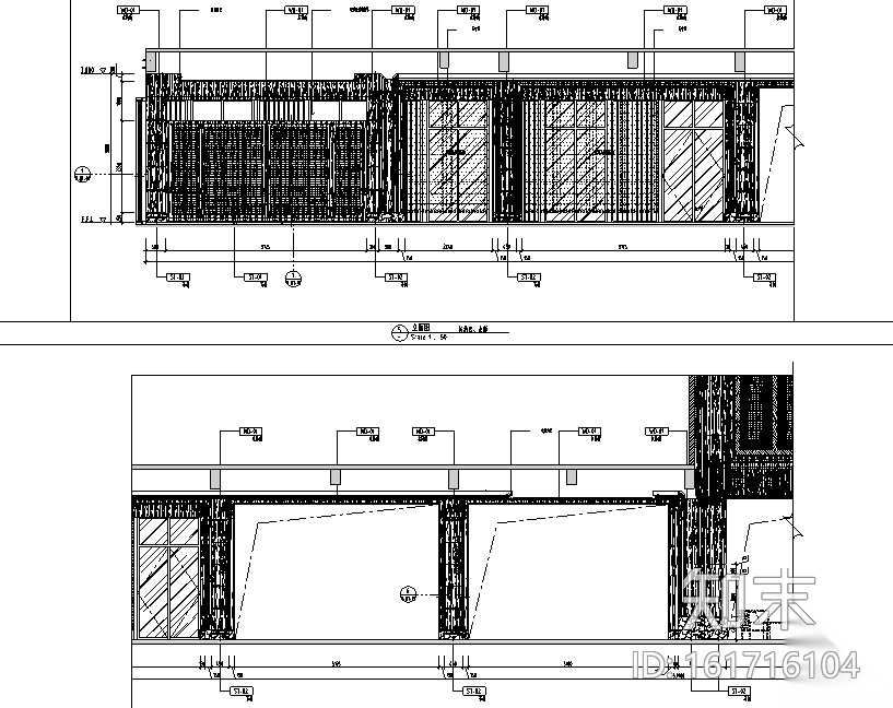 [山东]青岛售楼处设计施工图（附效果图）cad施工图下载【ID:161716104】