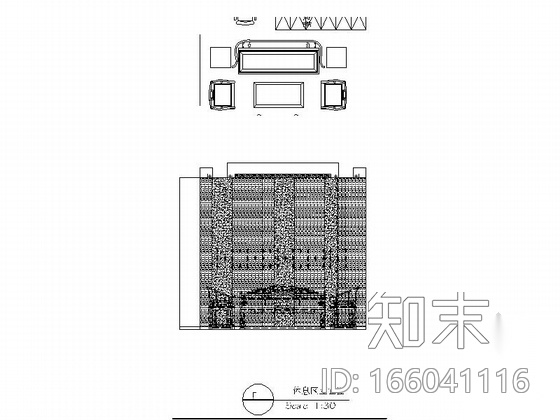 [北京]高端现代风格男子养生会所装修施工图cad施工图下载【ID:166041116】