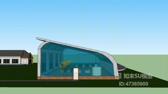 景观小建筑SU模型下载【ID:617880756】