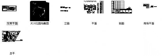 [杨梨路]某高层住宅花园规划及建筑设计方案cad施工图下载【ID:168129135】