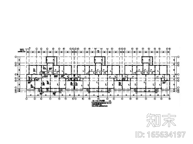 6层剪力墙住宅cad施工图下载【ID:165634197】