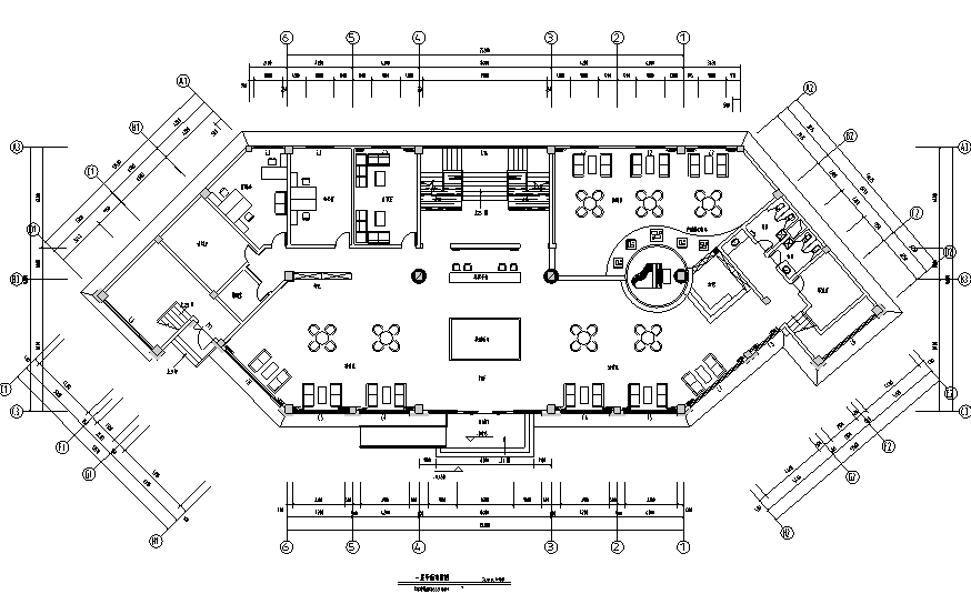 香悦四季城售楼处空间设计施工图（附效果图）cad施工图下载【ID:161716186】